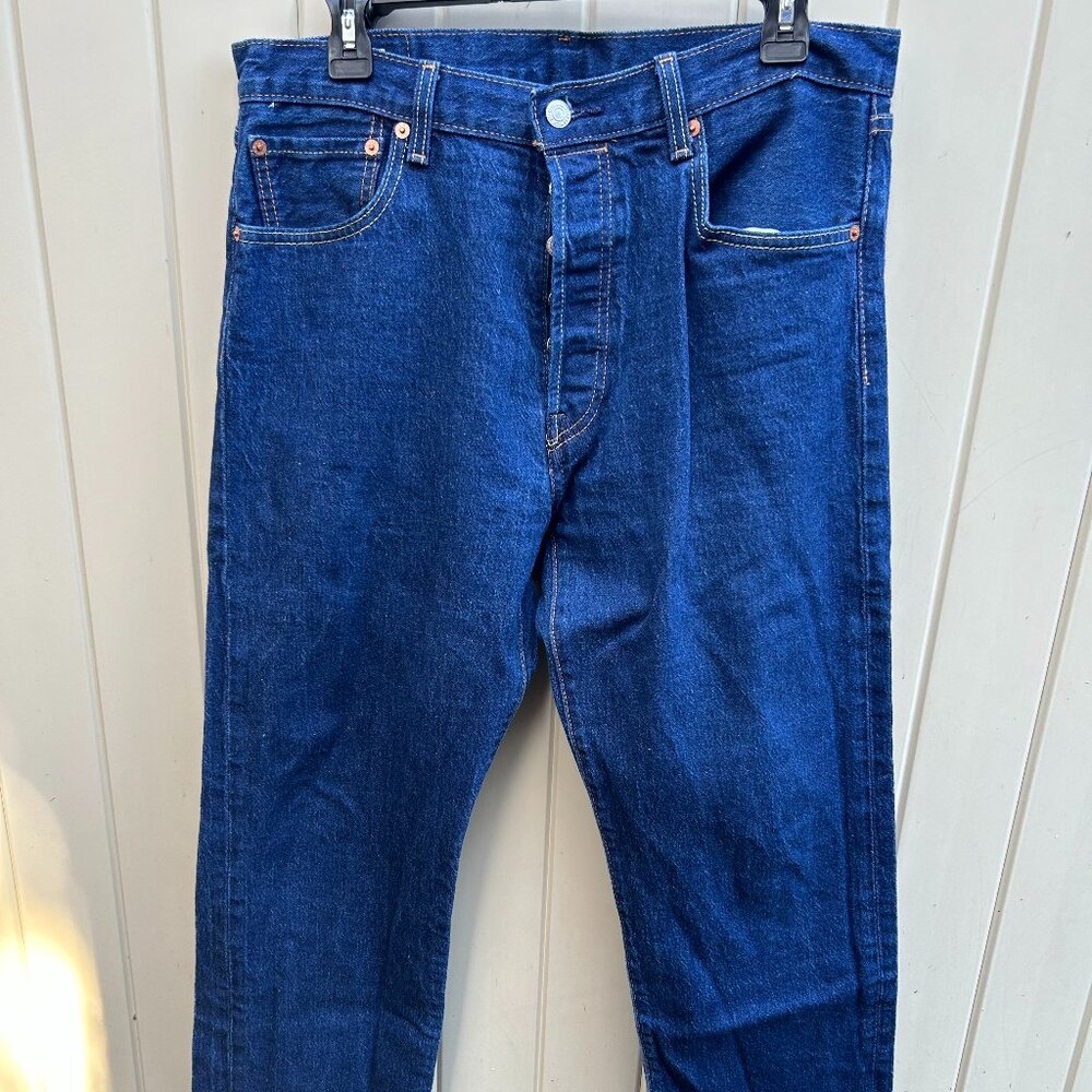 Levi's Men's 501 '93 Button Fly Original Fit Blue Jeans W34L32
